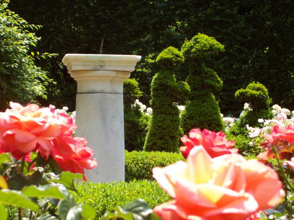 sundial-and-topiaries